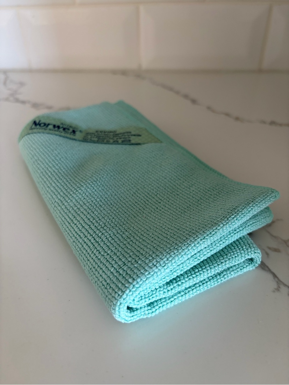 NWOT Norwex Enviro Microfiber Cloth - Mint New Kitchen Bathroom Boat Mint Home - Picture 2 of 7